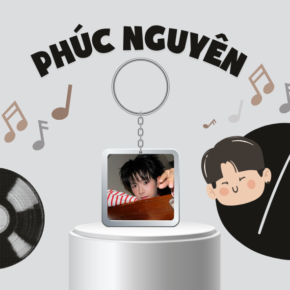 Móc khoá/ Keyring mica PHÚC NGUYÊN Tân binh Toàn năng-UPRIZE