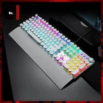 Bàn Phím Cơ Keycap Xuyên Led Gaming Màu Trắng AULA F2088 Nút Tròn Led Rgb Bàn Phím Máy Tính Laptop Pc Chơi Game Có Dây — ảnh 7