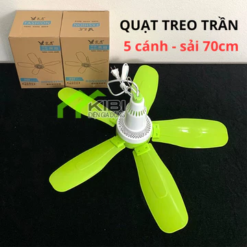 Quạt trần mini quạt đuổi ruồi muỗi côn trùng, Quạt treo màn phong ngủ quạt cho bé chạy êm