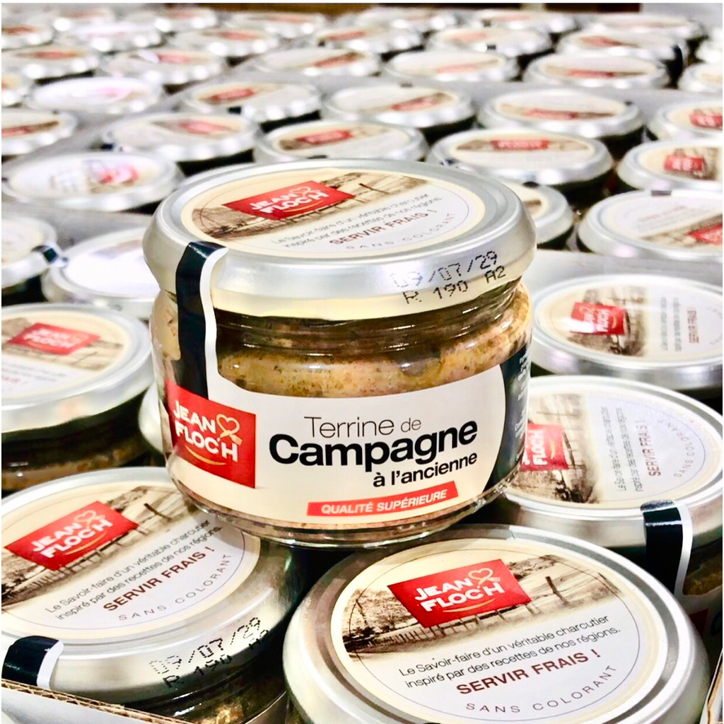 [Date 2029] PATE ĐỒNG QUÊ HŨ THỦY TINH 170G - TERRINE DE CAMPAGNE