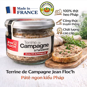 PATE ĐỒNG QUÊ HŨ THỦY TINH 170G - TERRINE DE CAMPAGNE