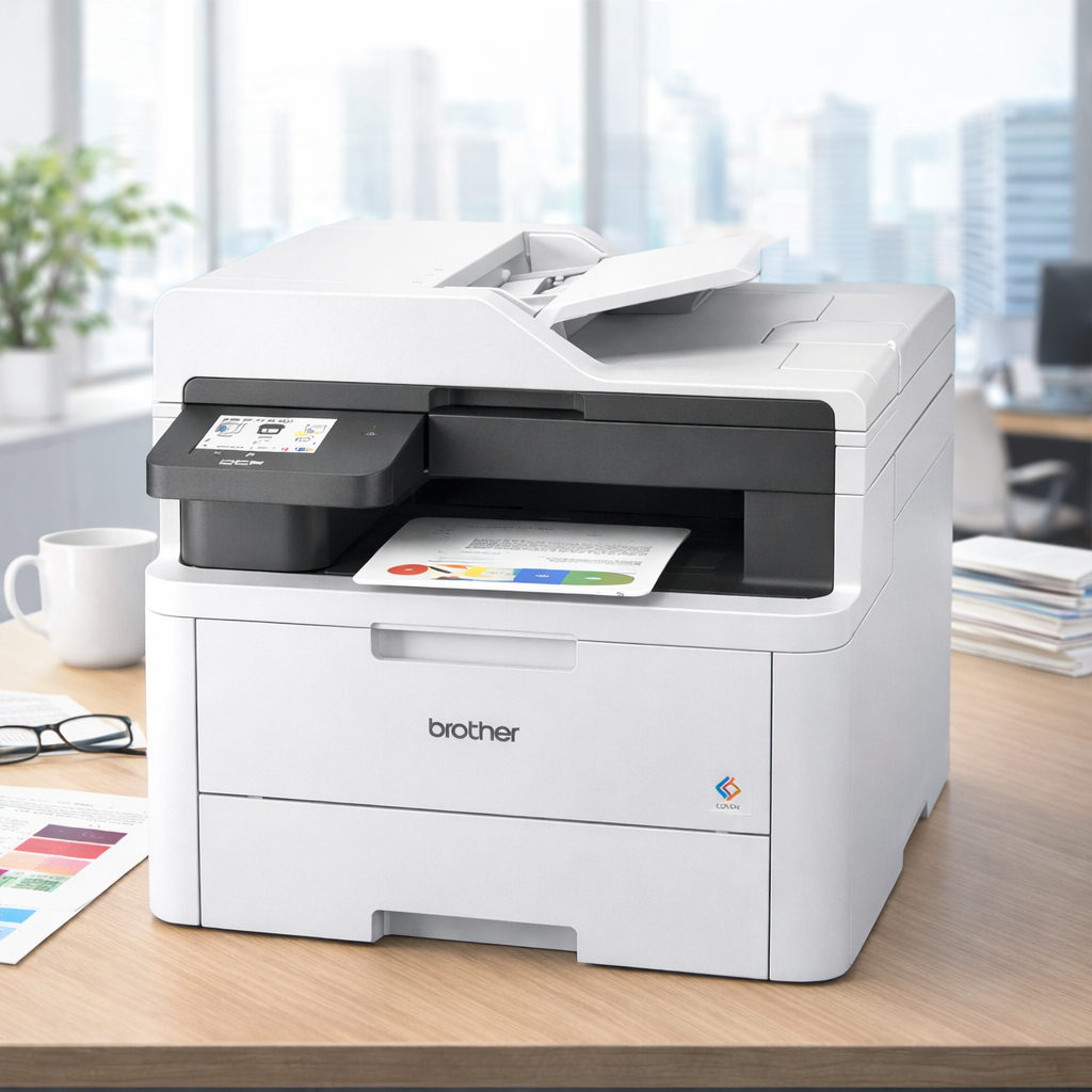 Máy in laser màu đa chức năng Brother DCP-L3560CDW (In/Scan/Copy/Adf) - Kết nối Wifi, đảo mặt tự động