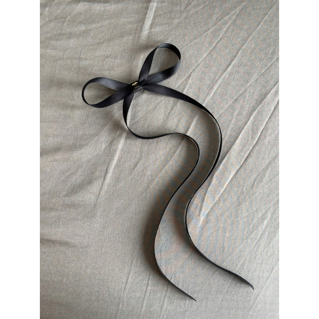 Kẹp nơ ribbon mảnh dài new