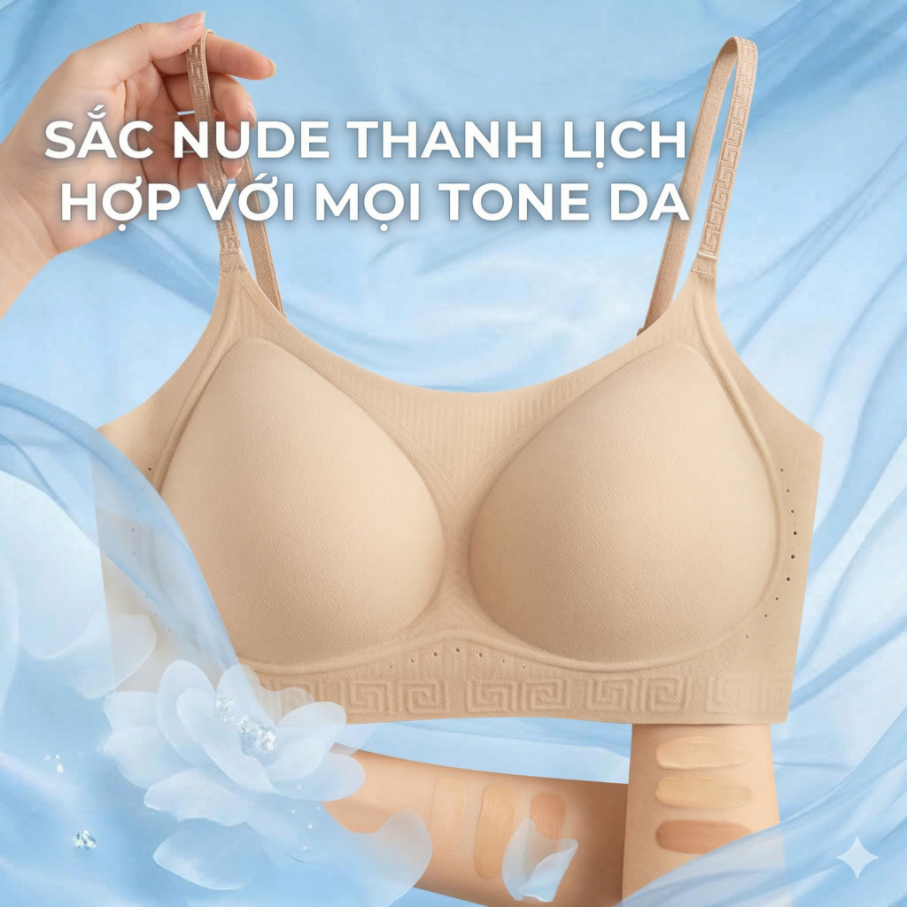 Áo Ngực Đi Biển Tàng Hình Santony 65161 & 65156 - Họa Tiết Gấm Tống Phong Thủy PIER N°5