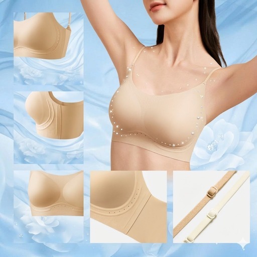 Áo Ngực Đi Biển Tàng Hình Santony 65161 & 65156 - Họa Tiết Gấm Tống Phong Thủy PIER N°5