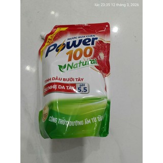 Nước rửa chén POWER100 Natural Tinh Dầu bưởi tây