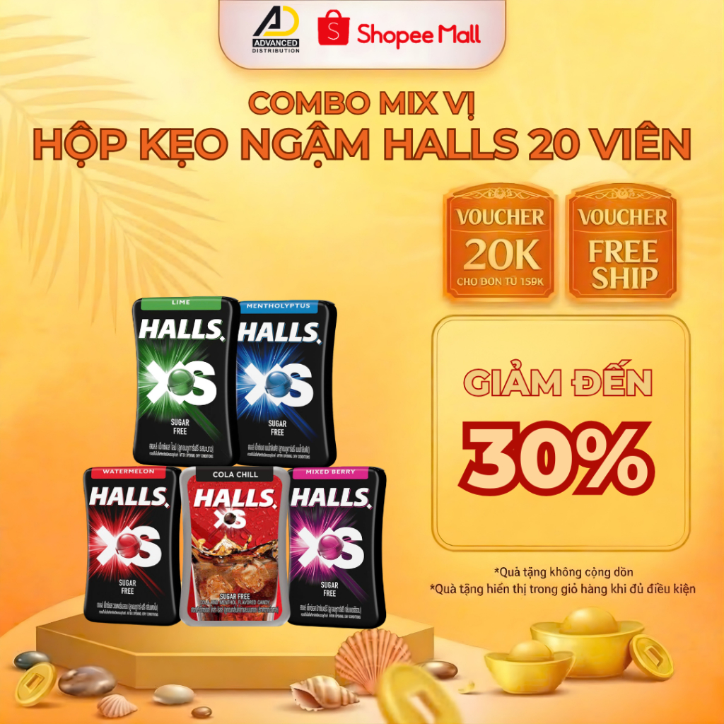 Halls - Kẹo Ngậm Giá Tốt, Chính Hãng, Đảm Bảo | Shopee Việt Nam