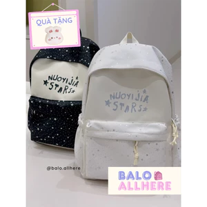 Balo Nữ Đi Học Đẹp Họa Tiết Ngôi Sao BL549