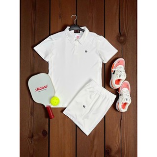 Set Polo Quần Nam Nữ Thể Thao Chơi Pickleball - Áo Polo Thể Thao Vải Đẹp Co Giãn Thoáng Khí 2026 Mới