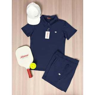 Set Polo Quần Nam Nữ Thể Thao Chơi Pickleball - Áo Polo Thể Thao Vải Đẹp Co Giãn Thoáng Khí 2026 Mới