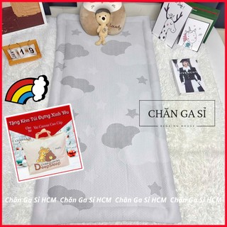 💤SIÊU MÁT💤Nệm (Tấm Trải) Băng Lạnh Cho Bé Đi Học 70x140cm Nằm Siêu Mát Lưng, Kèm Túi Đựng_Chăn Ga Sỉ