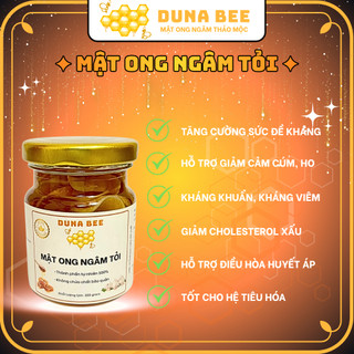 Mật ong ngâm Tỏi (Hũ 100g) | Duna Bee – tự nhiên, không pha tạp chất, chất bảo quản