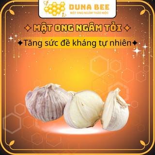 Mật ong ngâm Tỏi (Hũ 100g) | Duna Bee – tự nhiên, không pha tạp chất, chất bảo quản