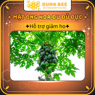 Mật ong Hoa Đu Đủ Đực (Hũ 100g) | Duna Bee – tự nhiên, không pha tạp chất, chất bảo quản