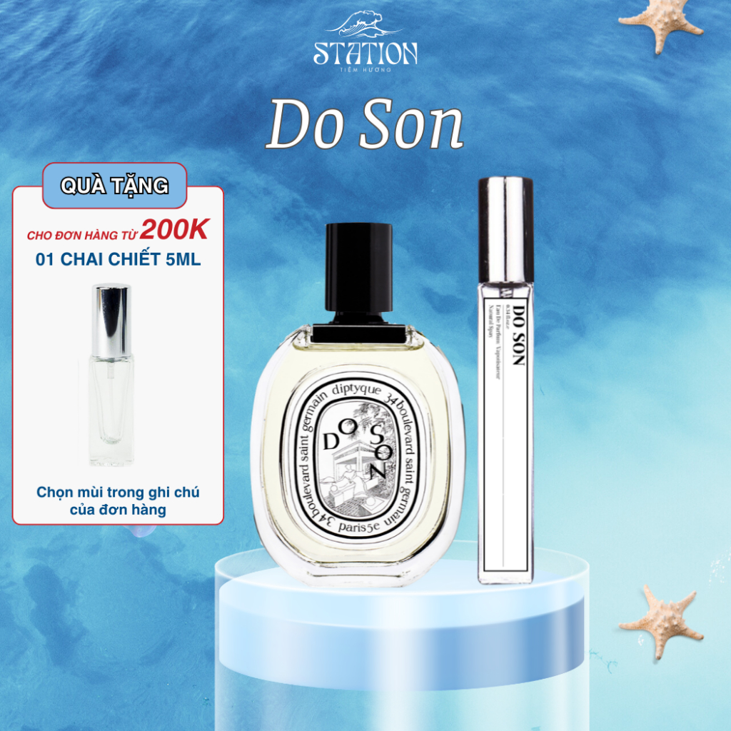 Nước Hoa Unisex Diptyque Fleur De Peau, L’eau Papier, Orpheon, Do son, Tam Dao, Ilio, Eau Rose, Philosykos STATION SCENT | BigBuy360 - bigbuy360.vn