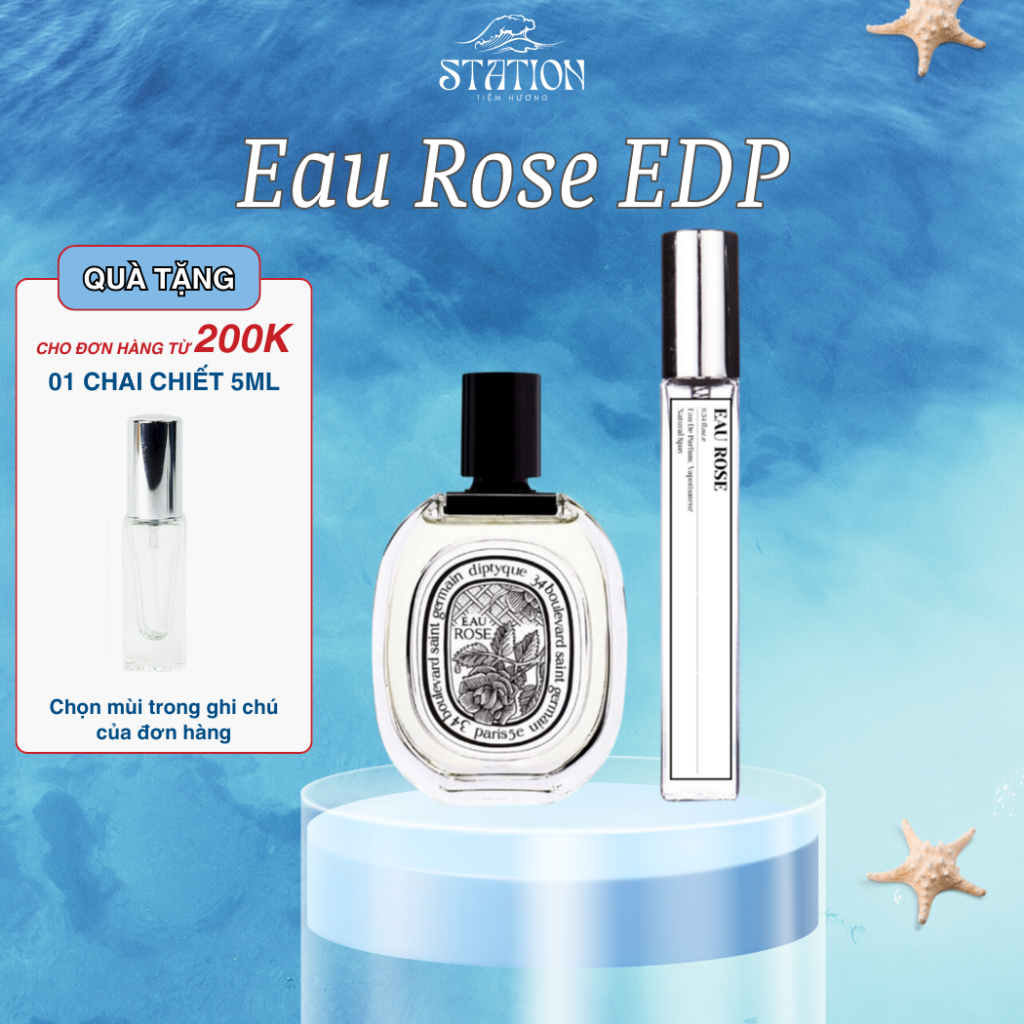 Nước Hoa Unisex Diptyque Fleur De Peau, L’eau Papier, Orpheon, Do son, Tam Dao, Ilio, Eau Rose, Philosykos STATION SCENT | BigBuy360 - bigbuy360.vn