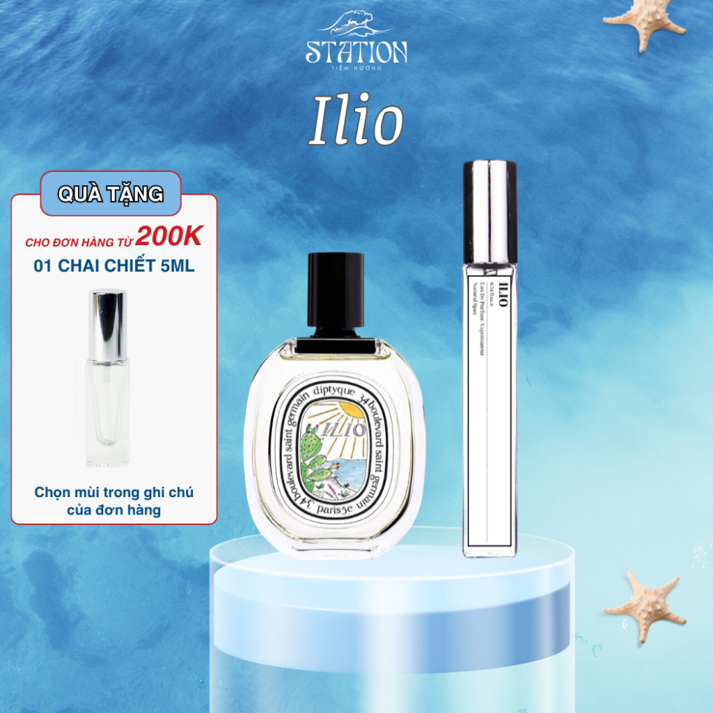 Nước Hoa Unisex Diptyque Fleur De Peau, L’eau Papier, Orpheon, Do son, Tam Dao, Ilio, Eau Rose, Philosykos STATION SCENT | BigBuy360 - bigbuy360.vn