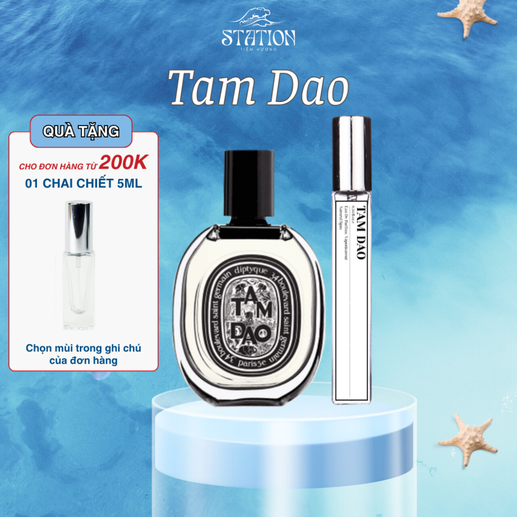 Nước Hoa Unisex Diptyque Fleur De Peau, L’eau Papier, Orpheon, Do son, Tam Dao, Ilio, Eau Rose, Philosykos STATION SCENT | BigBuy360 - bigbuy360.vn