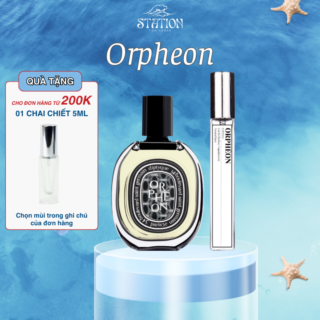 Nước Hoa Unisex Diptyque Fleur De Peau, L’eau Papier, Orpheon, Do son, Tam Dao, Ilio, Eau Rose, Philosykos STATION SCENT | BigBuy360 - bigbuy360.vn