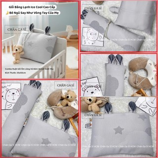 💤NẰM ÊM ÁI💤Gối Cho Bé Đi Học Băng Lạnh Cao Cấp, Gối Nằm, Ôm (Kèm Ruột Gòn Lông Vũ) _ Chăn Ga Sỉ HCM