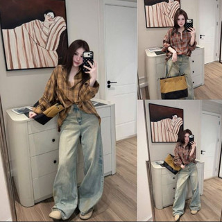 Sơ Mi Nữ STRIPE RELAX SM01– Form Rộng Kẻ Sọc Thô Mềm Thoáng Mát GEMINI
