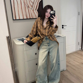 Sơ Mi Nữ STRIPE RELAX SM01– Form Rộng Kẻ Sọc Thô Mềm Thoáng Mát GEMINI