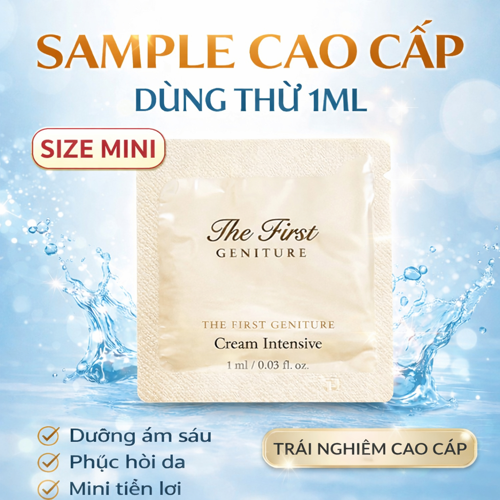 Kem dưỡng OHUI The First 1ml – Kem Tái Sinh Da Chống Lão Hóa, Cấp Ẩm, Da Căng Bóng Mịn