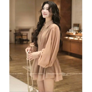 VÁY THIẾT KẾ  CHIẾT EO XÒE BỒNG BỀNH SANG CHẢNG  Quyến rũ
