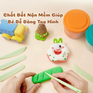Đồ Chơi Đất Nặn Mideer Cho Bé - Hộp Đất Sét 36 Màu Chất Liệu Tự Nhiên, An Toàn Không Độc Hại, Đồ Chơi Giáo Dục Sớm