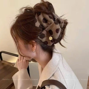Kẹp Tóc Hình Nơ Chấm Bi – Kẹp Tóc Nữ Dễ Thương, Mẫu Mới