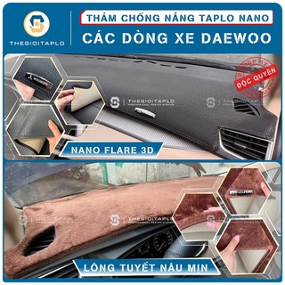 [Gentra, Nubira, Laceti EX, Lanos, Matiz] Thảm taplo oto các dòng xe DAEWOO da Nano Blockers UV,Nhung lông tuyết mịn
