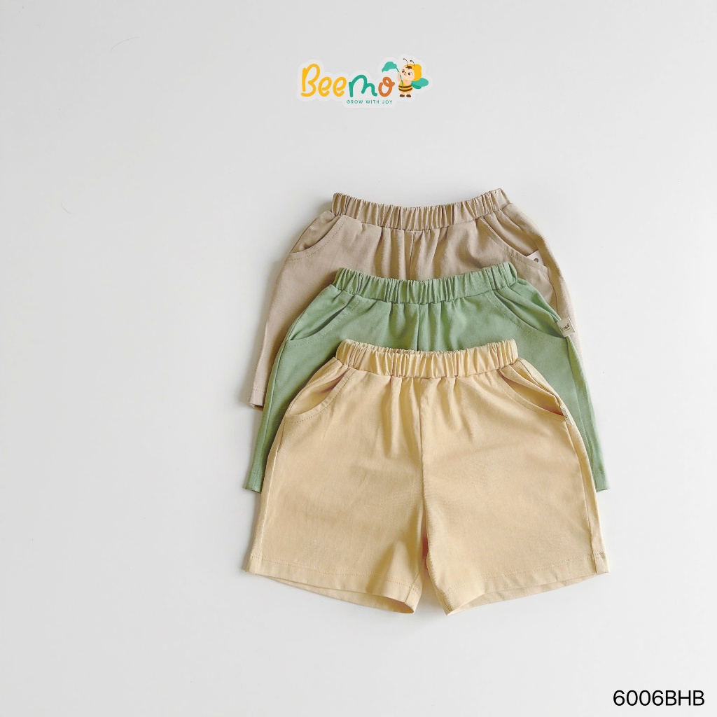 Set bộ thun cộc tay in nổi pastel cotton mềm mát cho bé, bộ thun cổ tròn bé trai in nổi hoạ tiết