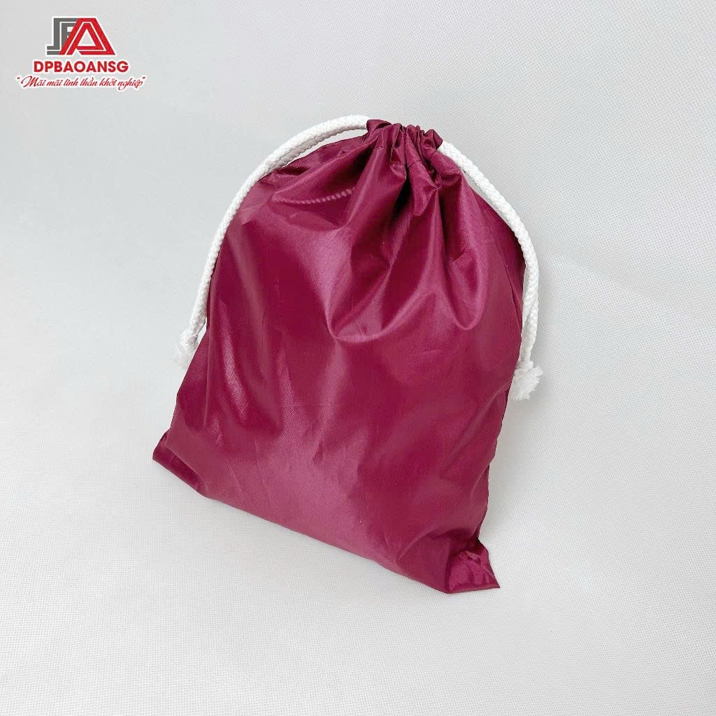 Túi Rút Vải Dù Trợt Nước Đựng Đồ Dơ Cho Bé Đi Học, Đi Bơi - Chất Dù Chống Thấm Nước
