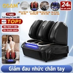 Nâng cấp hoàn toàn mới Máy Massage Chân， Và Bắp Chân Với Con Lăn Massage 4D Plus, Nhiệt Hồng Ngoại Làm Nóng Bàn Chân — ảnh 1