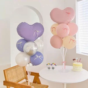 Trụ Xinh Trang Trí Sinh Nhật Tone Hồng Tím – Cột Trang Trí Chụp Ảnh Party, Trang Trí Background Sinh Nhật Bé Gái, Decor