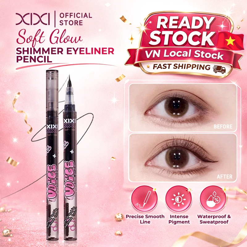 XIXI D665 Bút Kẻ Mắt Nhũ Lấp Lánh, Eyeliner Chống Nước Nhanh Khô, Lâu Trôi, Dễ Kẻ Trang Điểm Mắt