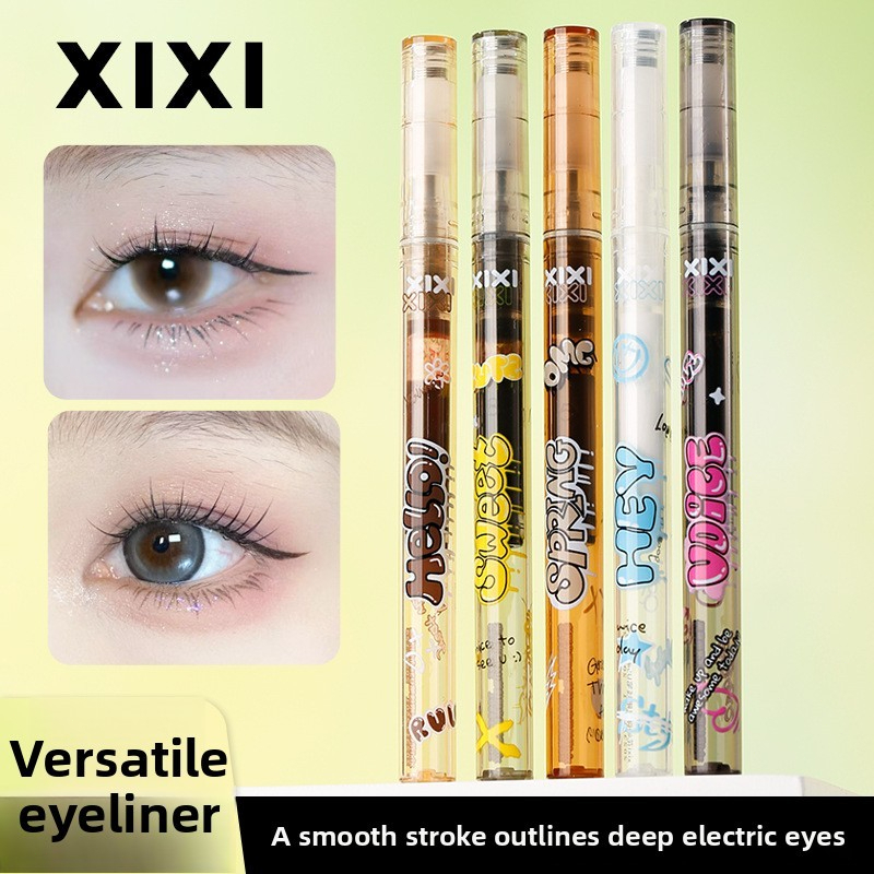 XIXI D665 Bút Kẻ Mắt Nhũ Lấp Lánh, Eyeliner Chống Nước Nhanh Khô, Lâu Trôi, Dễ Kẻ Trang Điểm Mắt