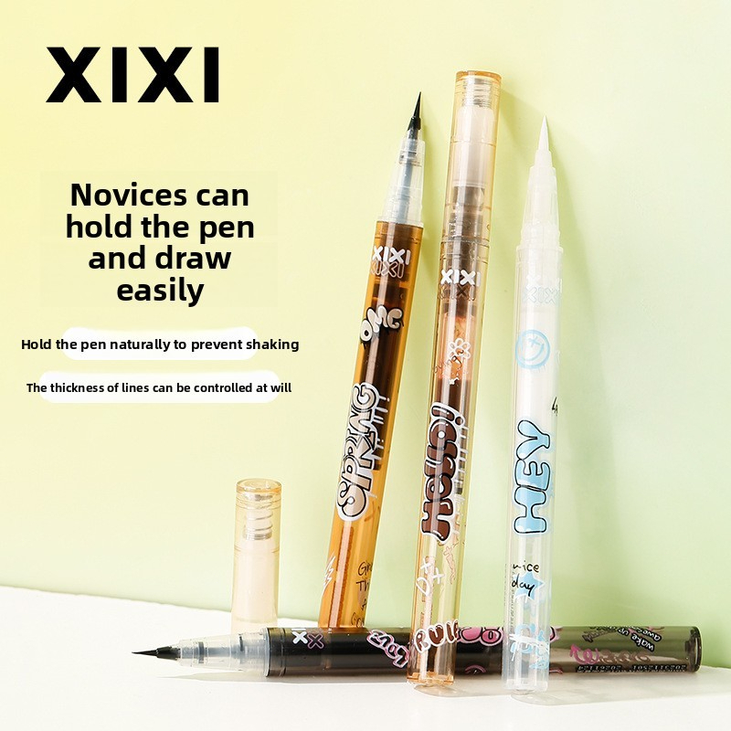 XIXI D665 Bút Kẻ Mắt Nhũ Lấp Lánh, Eyeliner Chống Nước Nhanh Khô, Lâu Trôi, Dễ Kẻ Trang Điểm Mắt