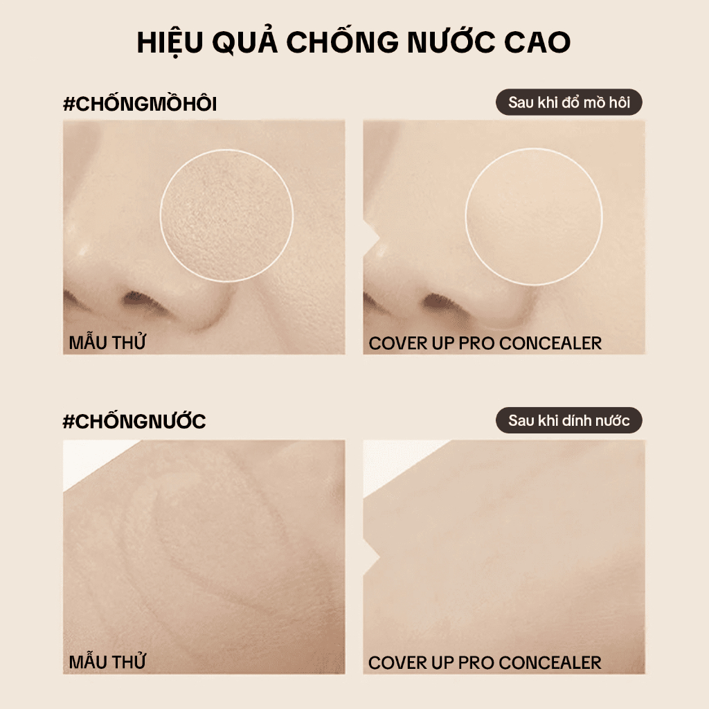 TFIT Kem che khuyết điểm 3 ô 15g độ che phủ cao, dễ dàng che thâm mắt, nám, tàn nhang