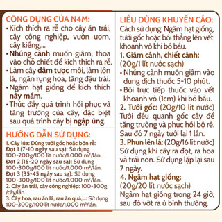 N4M Farmix 500gram – Siêu Kích Rễ, Ngâm Hạt, Giâm Chiết Cành Hiệu Quả