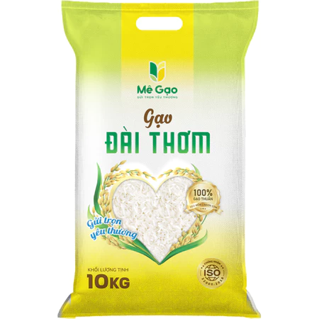GẠO ĐÀI THƠM 8 - 5kg / túi - MÊ GẠO , THƠM MỀM
