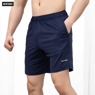 Quần Short Nam Thun Lạnh MENTORIS, Form Regular Fit Trên Gối, Quần Đùi Nhiều Màu,Thoáng Mát MSR02