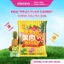 Kẹo Trái Cây Vị Kiwi, Dâu Tây, Dứa - Kết hợp cùng trái cây tươi sấy khô, 80g/ gói, Eikodo Việt Nam