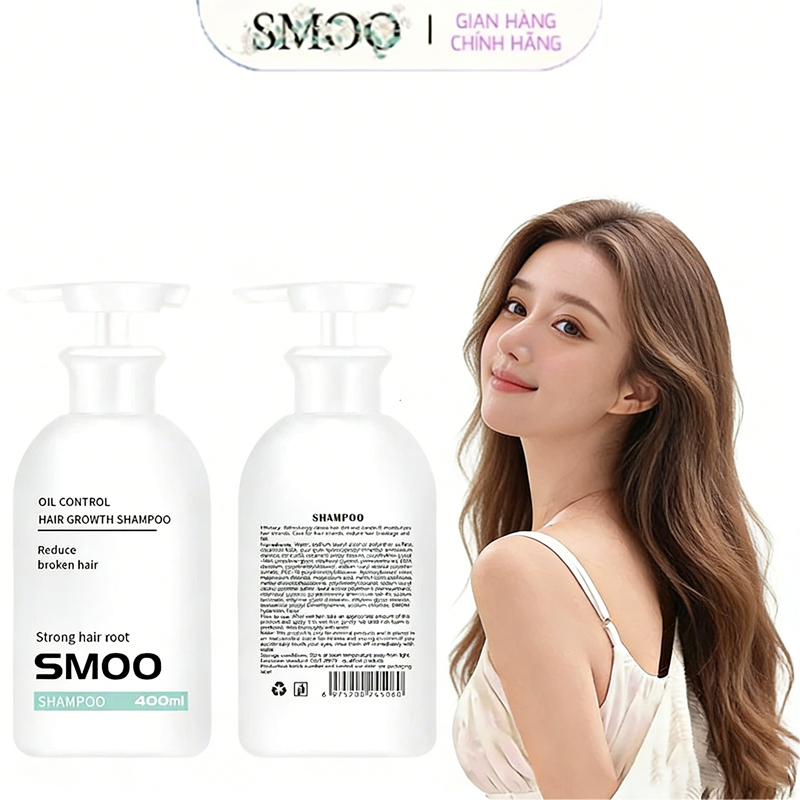 Dầu gội kiểm soát dầu giúp tóc chắc khỏe và mềm mượt, thúc đẩy sự phát triển của tóc ở phụ nữ.