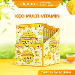 Kẹo Multi Vitamin 15g Bổ sung 11 loại Vitamin Sữa ong chúa & mật ong EIKODO SINCE 1877