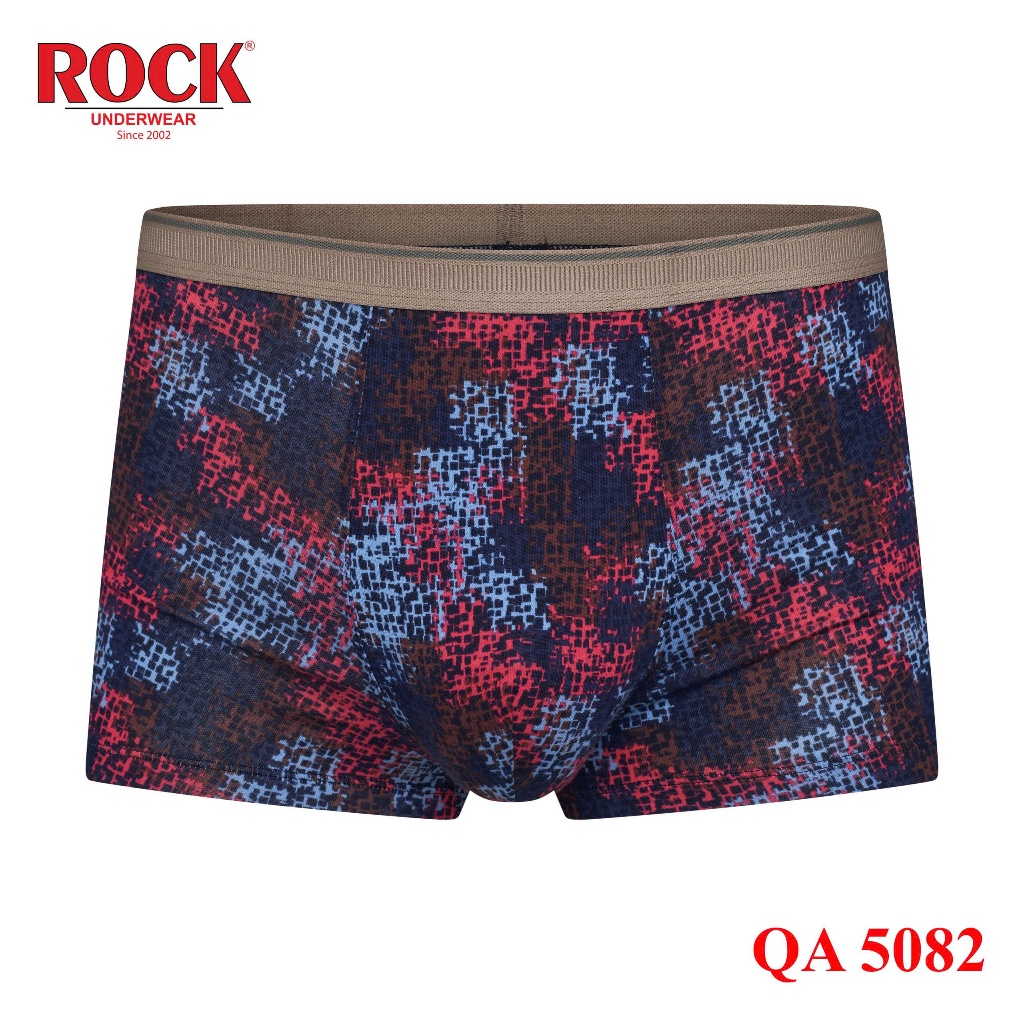 [Combo 3] Quần Lót Nam ROCK QA5082 Kiểu Dáng Đùi Cao Cấp Nam Tính, Quần Lót Cotton Chất Cải Thoáng Mát Thấm Hút Mồ Hôi