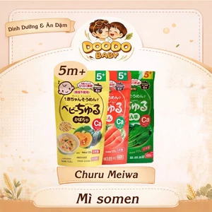 Mì Somen Rau Củ Baby Churu Ăn Dặm Cho Bé 5m+ (100g)