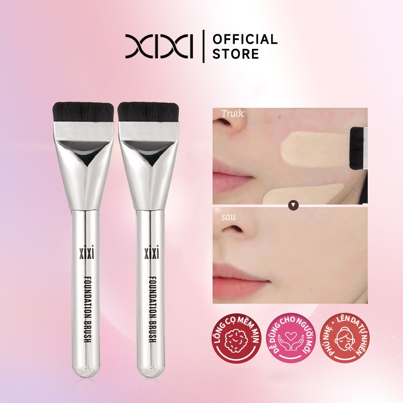 XIXI X779 Cọ Tán Kem Nền Dạng Dẹt, Cọ Trang Điểm Mỏng Nhẹ, Tán Nền Mịn Đều Không Vệt