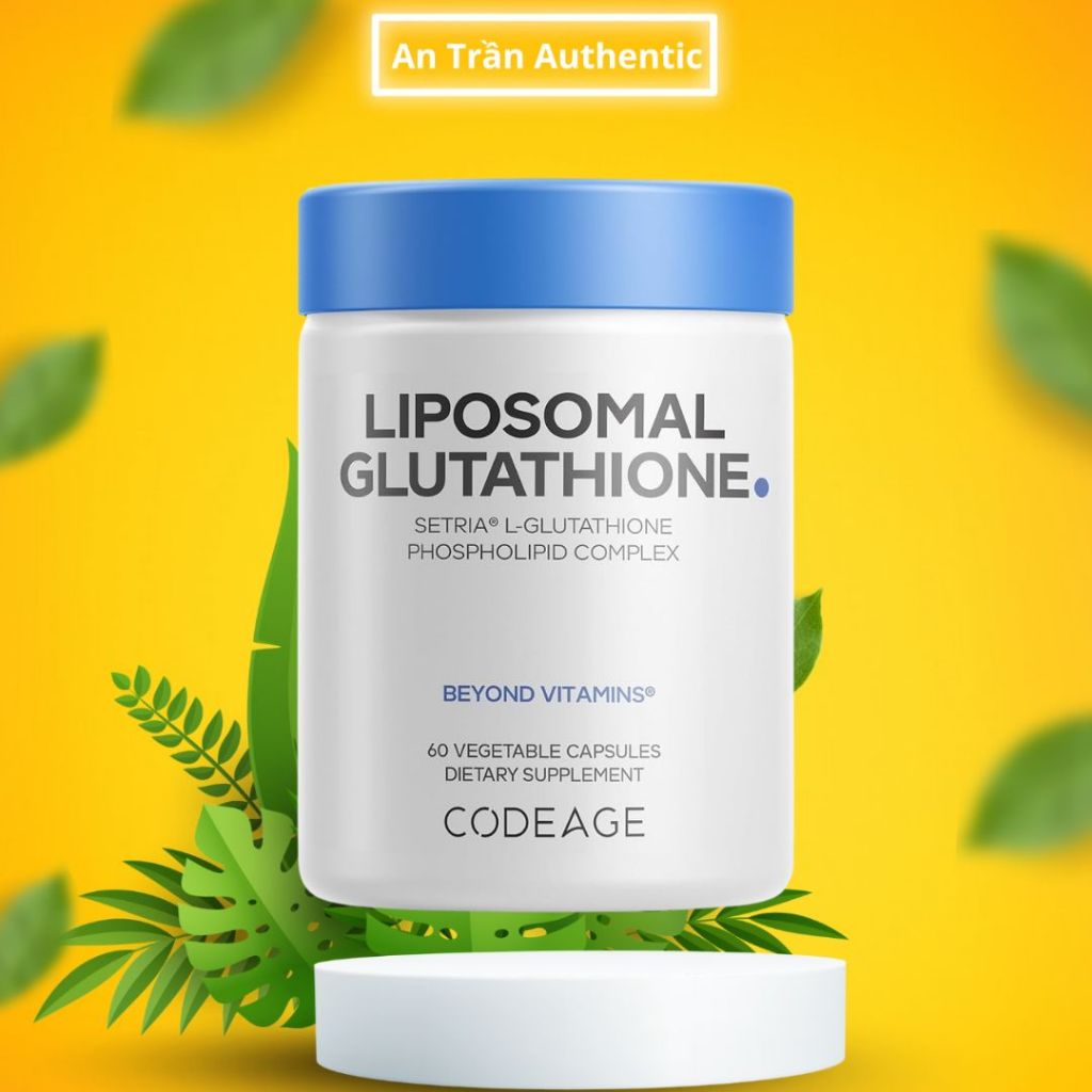 glutathione 1000mg ca m Vin Ung Trng Da Liposomal Codeage Vin ung trng da Liposomal