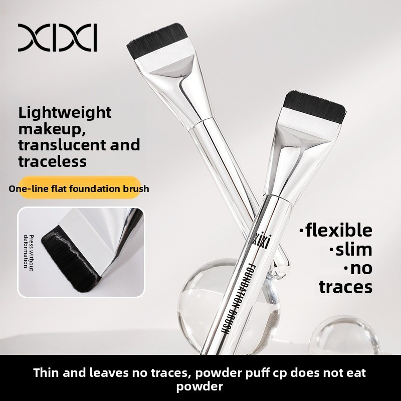 XIXI X779 Cọ Tán Kem Nền Dạng Dẹt, Cọ Trang Điểm Mỏng Nhẹ, Tán Nền Mịn Đều Không Vệt